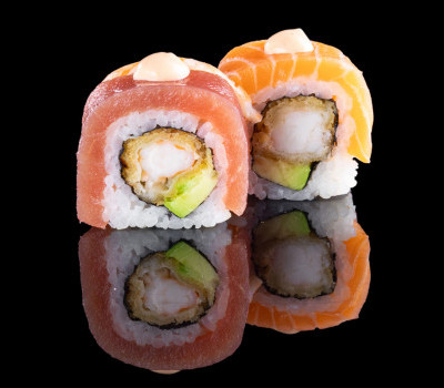 Product Crispy Rainbow Maki 8 pc